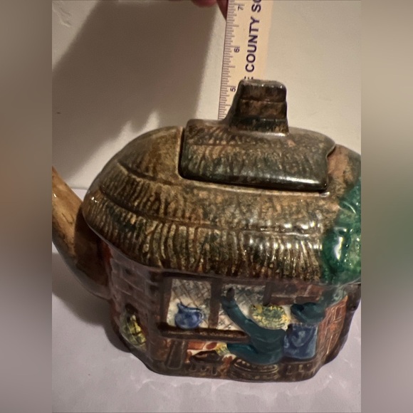 Vintage Collectible Tony Wood Cottage Teapot Staffordshire England - Picture 10 of 10